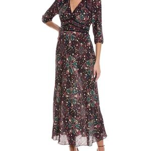 ba&sh Floral Long Sleeve Maxi Dress